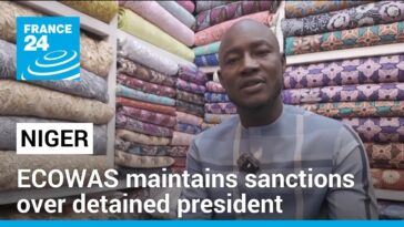 La CEDEAO mantiene sanciones a Níger por la detención del presidente depuesto
