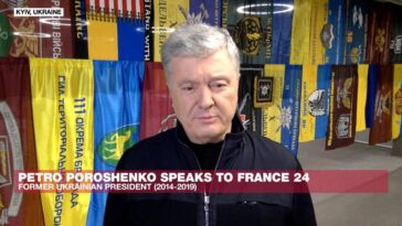 La retención de ayuda de Estados Unidos a Ucrania es "inaceptable", dice el expresidente Poroshenko
