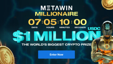 La revolucionaria plataforma de competencia blockchain, Metawin, cuenta atrás para un enorme sorteo de premios de $1 millón de dólares - CoinJournal