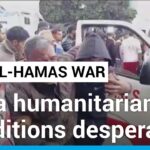 Las condiciones humanitarias en Gaza empeoran a medida que se intensifican los combates en el sur