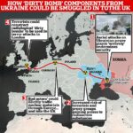 Las sustancias radiactivas podrían salir de contrabando de Ucrania durante la agitación de la invasión y terminar siendo utilizadas en "bombas sucias" en las calles del Reino Unido si no se intensifican los controles fronterizos entre los países de la OTAN, advierte un experto nuclear