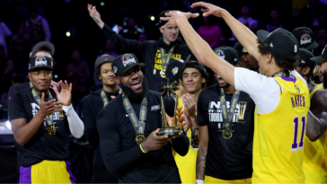 LeBron James ganó el primer MVP de un torneo de temporada y ahora la NBA debería ponerle su nombre al trofeo