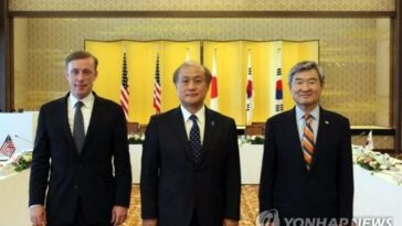 National security advisers of S. Korea, U.S., Japan to meet in Seoul next week