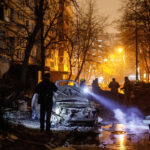 Más de 50 heridos en ataques con misiles rusos a Kiev