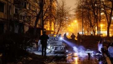 Más de 50 heridos en ataques con misiles rusos a Kiev