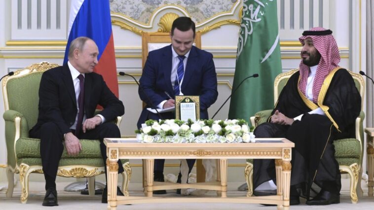 Putin de Rusia se reúne con líderes de Arabia Saudita y Emiratos Árabes Unidos en gira por el Golfo