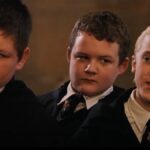 Tom Felton acting in a scene from Harry Potter and the Sorcerer