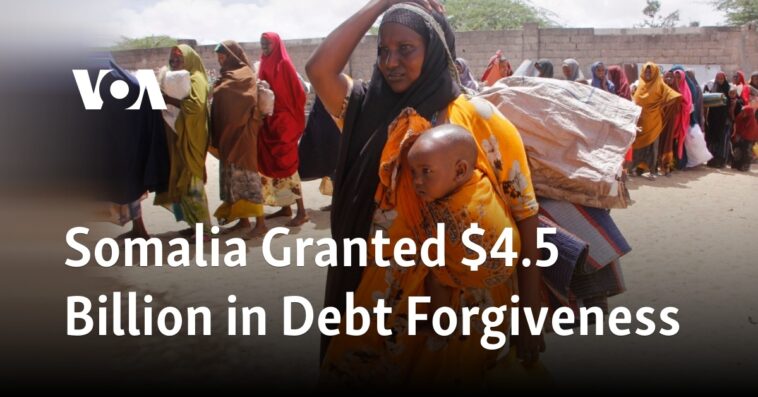 Somalia recibió 4.500 millones de dólares de condonación de su deuda