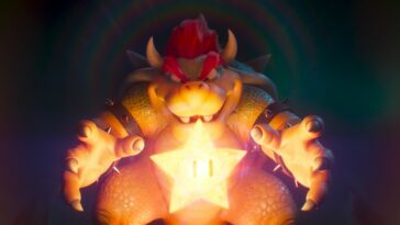 Bowser with Star in The Super Mario Bros. Movie