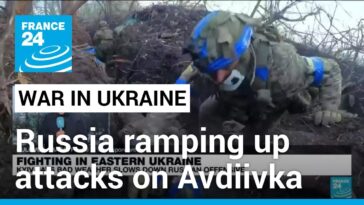 Ucrania dice que Rusia intensifica los ataques contra Avdiivka