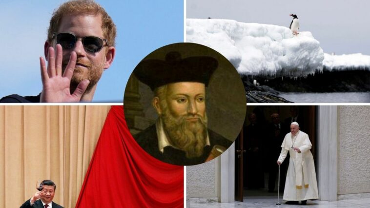 Un nuevo Papa y Harry en el trono: las predicciones de Nostradamus para 2024