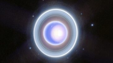 Los fanáticos de la astronomía han podido disfrutar de una nueva vista de Urano, que revela sus anillos, lunas e incluso tormentas con increíble detalle.