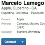 Marcelo Lamego fue contratado por Masimo en 2003 como científico investigador y se convirtió en el CTO de Ceracaor unos tres años después.  Le envió un correo electrónico a Tim Cook en 2013, afirmando que podía desarrollar tecnología para llevar a Apple al primer puesto en el mercado del bienestar.
