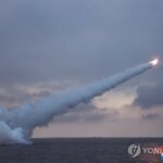 (2nd LD) N.K. leader oversees submarine-launched cruise missile test: state media