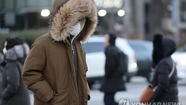 (LEAD) Apparent temperatures in Seoul fall to minus 21.7 C