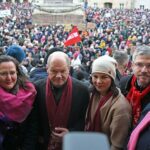 Alemania: Scholz y Baerbock asisten a una manifestación para "defender la democracia"