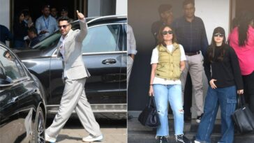 Ahead Of Filmfare Awards, Kareena-Karisma Kapoor, Varun Dhawan And Others Fly Out To Gujarat