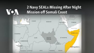 Dos Navy SEAL desaparecidos después de una misión nocturna frente a la costa de Somalia