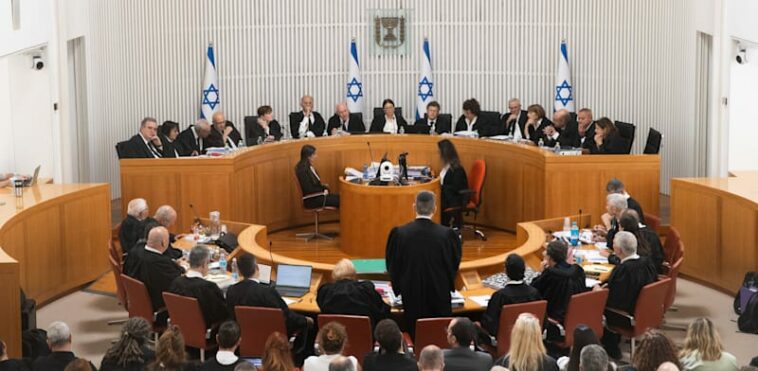 High Court of Justice credit: Yediot Ahronot Alex Kolomosky