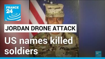 Estados Unidos nombra a los soldados muertos en un ataque con aviones no tripulados en Jordania vinculado a Irán