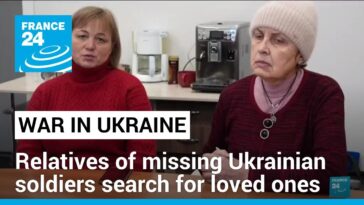 Familiares de soldados ucranianos desaparecidos buscan a sus seres queridos