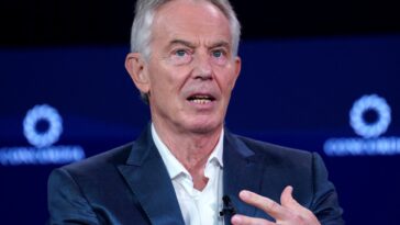 Guerra en Gaza: Tony Blair habría sido elegido para reubicar a los refugiados palestinos de Gaza