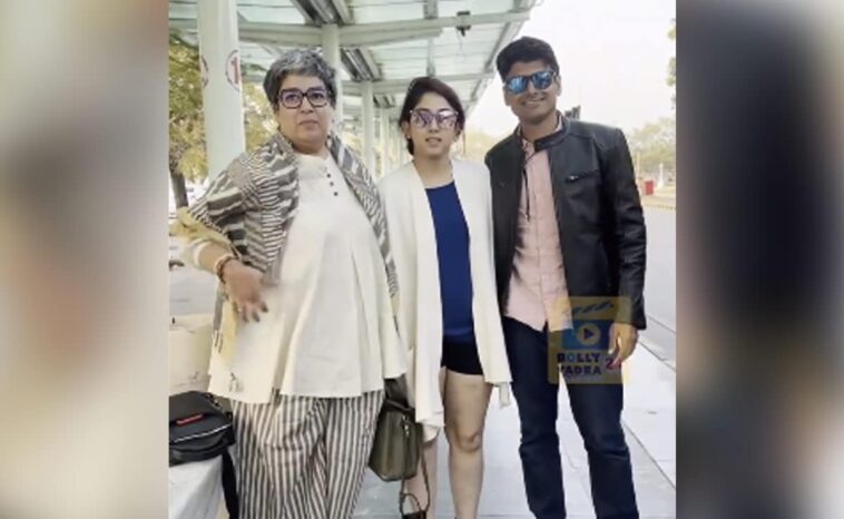 Ira Khan Spotted At Airport With Husband Nupur Shikhare And Mom Reena Dutta After Dreamy Udaipur Wedding