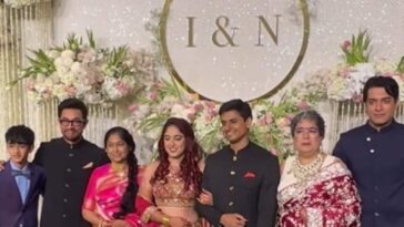 Ira Khan, recepción de boda de Nupur Shikhare: Aamir Khan posa con toda su familia, Jaya Bachchan vuelve a atacar a los paparazzi.  Mirar
