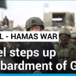 Israel intensifica el bombardeo de Gaza mientras el Ministro de Defensa dice "decidido a lograr objetivos"