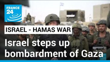 Israel intensifica el bombardeo de Gaza mientras el Ministro de Defensa dice "decidido a lograr objetivos"