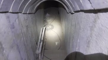 Hamas tunnel credit: IDF Spokesperson