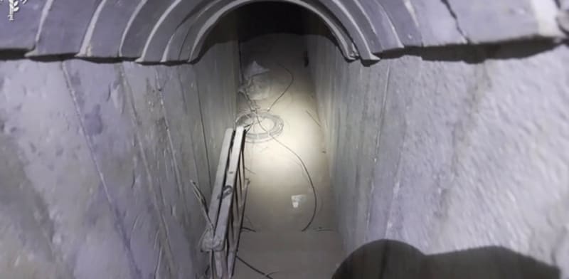 Hamas tunnel credit: IDF Spokesperson