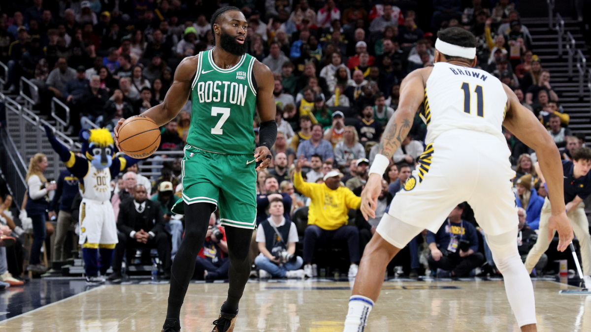 Jaylen Brown de los Celtics dice que la NBA necesita hacer una 'investigación' sobre la controvertida decisión anulada contra los Pacers
