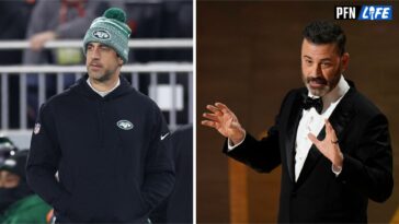 Jimmy Kimmel y Aaron Rodgers se vuelven virales mientras el mariscal de campo de los Jets hace acusaciones sorprendentes