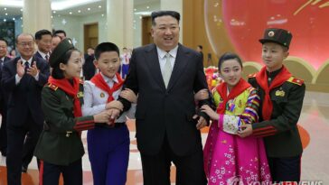 N. Korea&apos;s Kim attends student performance on New Year&apos;s Day