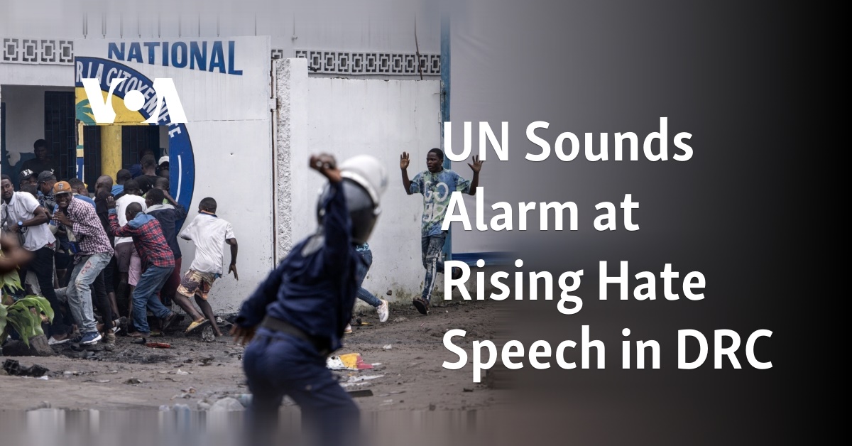 La ONU hace sonar la alarma ante el aumento del discurso de odio en la República Democrática del Congo
