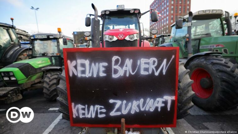 La protesta de los agricultores alemanes provoca el caos