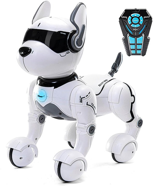 Las personas que vivieron con un robot parecido a una mascota durante dos meses tuvieron niveles más bajos de estrés, similares a los beneficios de tener un perro (foto de archivo de un juguete para perros robot)