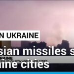 Misiles balísticos rusos atacan las ciudades más grandes de Ucrania