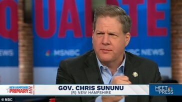 El gobernador de New Hampshire, Chris Sununu, dijo que su candidata preferida, Nikki Haley, no necesita ganar en Granite State para obtener la nominación presidencial republicana.