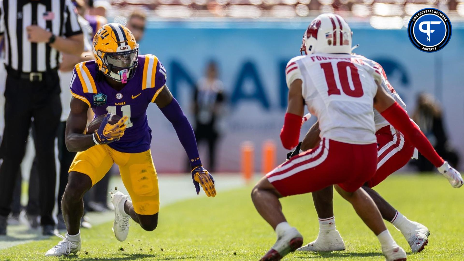  Perfil de novato de la dinastía Brian Thomas Jr. |  Perspectivas del fútbol de fantasía de LSU WR
