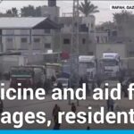 Rehenes y residentes de Gaza recibirán medicinas y ayuda