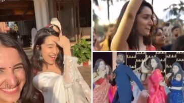 Shraddha Kapoor baila como una tormenta en la boda de su amiga, los fanáticos reaccionan.  Mirar