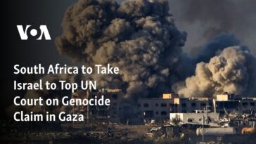 Sudáfrica llevará a Israel ante el máximo tribunal de la ONU por denuncia de genocidio en Gaza