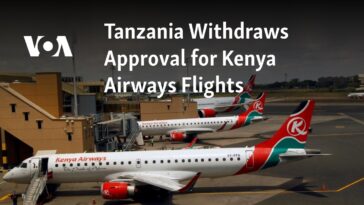 Tanzania retira la aprobación para vuelos de Kenya Airways