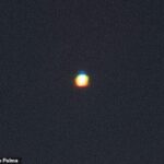 Peter Rosen capturó una imagen de un raro destello de luz verde proveniente de Venus