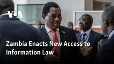 Zambia promulga nueva ley de acceso a la información