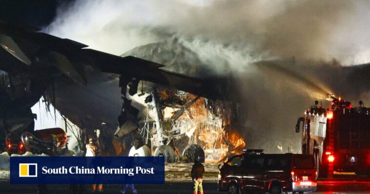 ¿Un error humano provocó un mortal accidente aéreo en Tokio?  Japón investiga