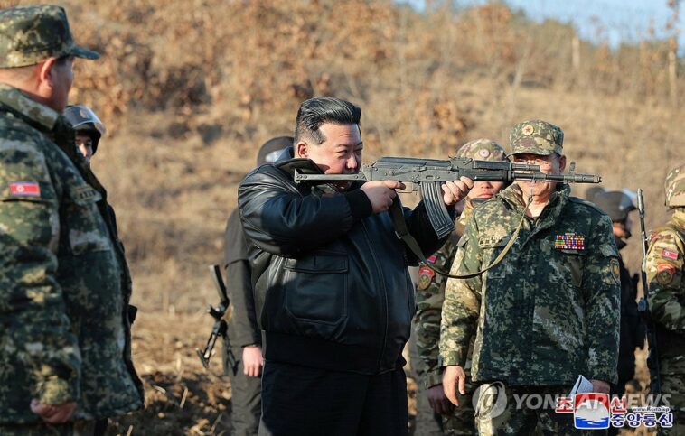 (2nd LD) N.K. leader calls for intensifying war drills
