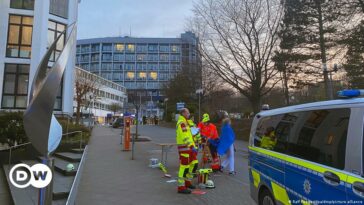 Alemania: Mujer se atrinchera dentro de una clínica